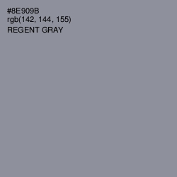 #8E909B - Regent Gray Color Image
